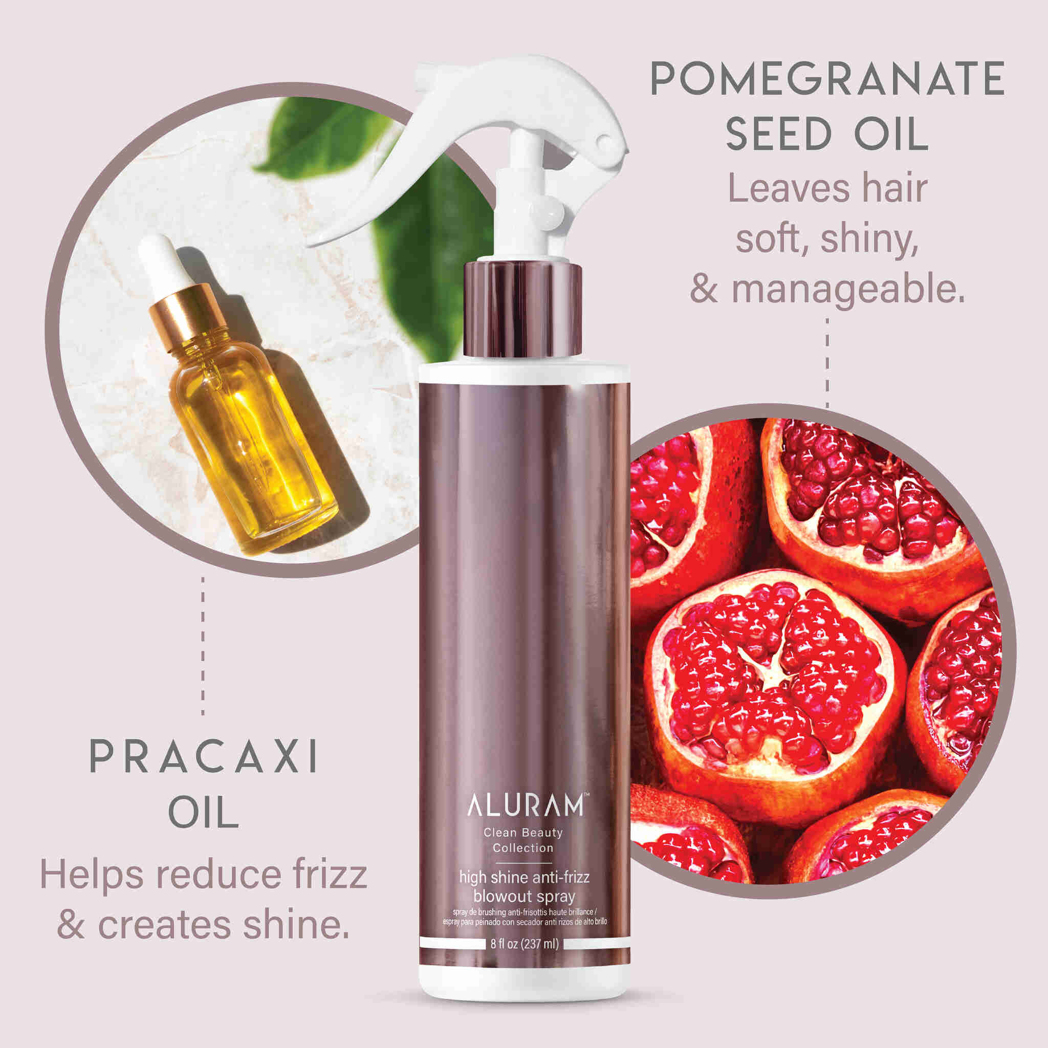High Shine Anti Frizz Blowout Spray