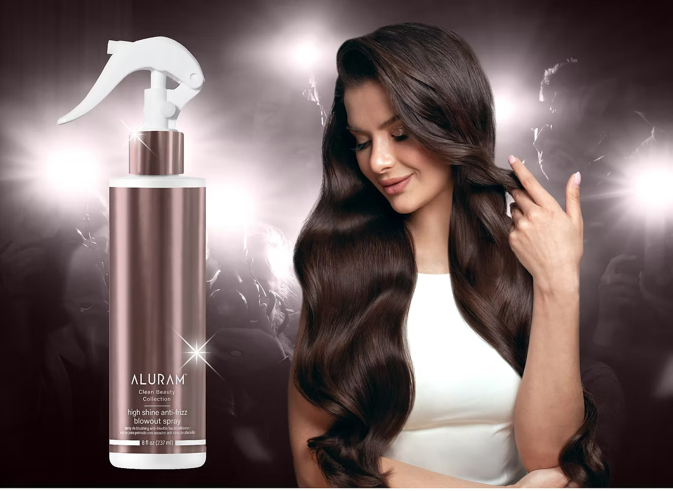 Meet Aluram’s New High Shine Anti-Frizz Blowout Spray